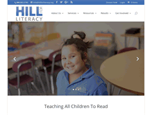 Tablet Screenshot of hillforliteracy.org
